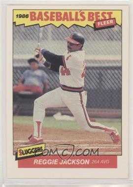 1986 Fleer Baseball's Best Sluggers vs. Pitchers - Box Set [Base] #18 - Reggie Jackson