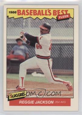 1986 Fleer Baseball's Best Sluggers vs. Pitchers - Box Set [Base] #18 - Reggie Jackson