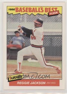 1986 Fleer Baseball's Best Sluggers vs. Pitchers - Box Set [Base] #18 - Reggie Jackson