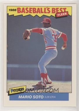 1986 Fleer Baseball's Best Sluggers vs. Pitchers - Box Set [Base] #36 - Mario Soto