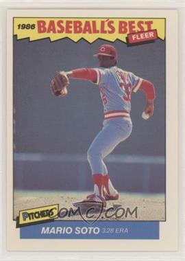 1986 Fleer Baseball's Best Sluggers vs. Pitchers - Box Set [Base] #36 - Mario Soto