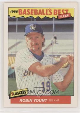 1986 Fleer Baseball's Best Sluggers vs. Pitchers - Box Set [Base] #44 - Robin Yount