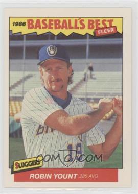 1986 Fleer Baseball's Best Sluggers vs. Pitchers - Box Set [Base] #44 - Robin Yount