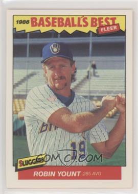 1986 Fleer Baseball's Best Sluggers vs. Pitchers - Box Set [Base] #44 - Robin Yount