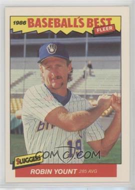 1986 Fleer Baseball's Best Sluggers vs. Pitchers - Box Set [Base] #44 - Robin Yount