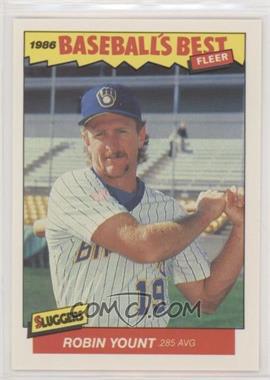 1986 Fleer Baseball's Best Sluggers vs. Pitchers - Box Set [Base] #44 - Robin Yount