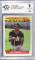 Jose Canseco [BCCG 9 Near Mint or Better]