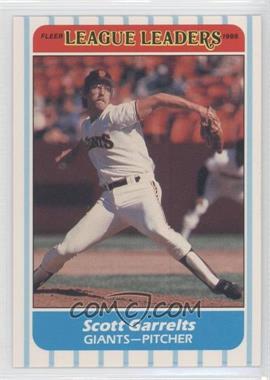 1986 Fleer Major League Leaders - Box Set [Base] #14 - Scott Garrelts