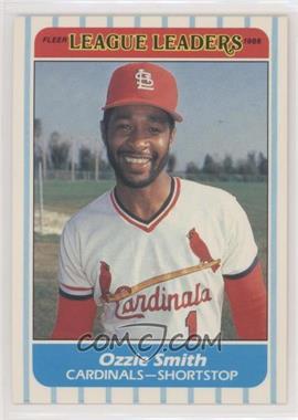 1986 Fleer Major League Leaders - Box Set [Base] #42 - Ozzie Smith