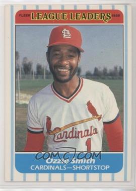 1986 Fleer Major League Leaders - Box Set [Base] #42 - Ozzie Smith