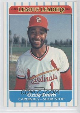 1986 Fleer Major League Leaders - Box Set [Base] #42 - Ozzie Smith