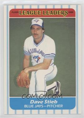 1986 Fleer Major League Leaders - Box Set [Base] #43 - Dave Stieb