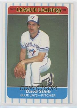 1986 Fleer Major League Leaders - Box Set [Base] #43 - Dave Stieb