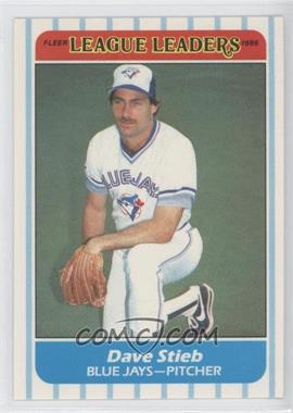 1986 Fleer Major League Leaders - Box Set [Base] #43 - Dave Stieb