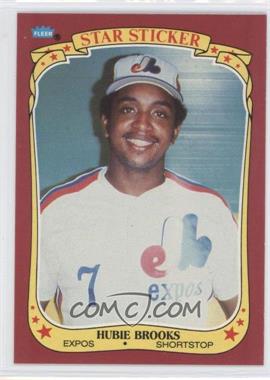 1986 Fleer Star Stickers - [Base] #12 - Hubie Brooks