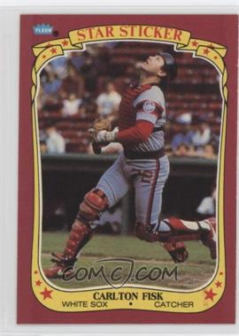 1986 Fleer Star Stickers - [Base] #38 - Carlton Fisk