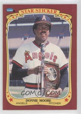 1986 Fleer Star Stickers - [Base] #77 - Donnie Moore