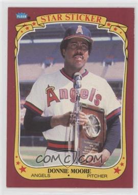 1986 Fleer Star Stickers - [Base] #77 - Donnie Moore