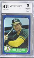 Jose Canseco [BCCG 9 Near Mint or Better]