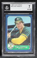 Jose Canseco [BGS 7 NEAR MINT]