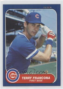 1986 Fleer Update - Factory Set [Base] #U-43 - Terry Francona