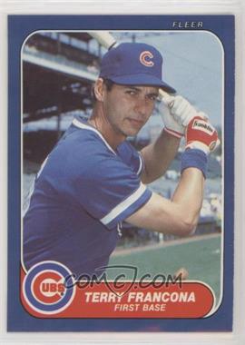 1986 Fleer Update - Factory Set [Base] #U-43 - Terry Francona