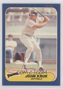 1986 Fleer Update - Factory Set [Base] #U-61 - John Kruk