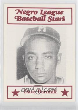 1986 Fritsch Negro League Baseball Stars - [Base] #101 - Dave Barnhill