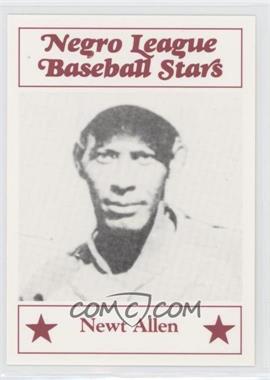 1986 Fritsch Negro League Baseball Stars - [Base] #104 - Newt Allen