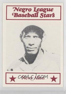 1986 Fritsch Negro League Baseball Stars - [Base] #104 - Newt Allen