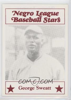 1986 Fritsch Negro League Baseball Stars - [Base] #117 - George Sweatt