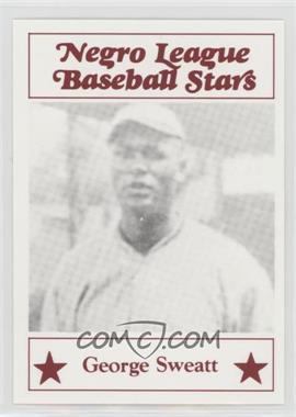 1986 Fritsch Negro League Baseball Stars - [Base] #117 - George Sweatt