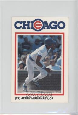 1986 Gatorade Chicago Cubs - [Base] #22 - Jerry Mumphrey [Noted]