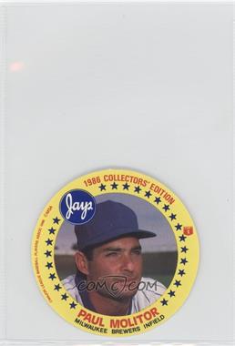 1986 Jays Potato Chips Discs - Food Issue [Base] #_PAMO - Paul Molitor