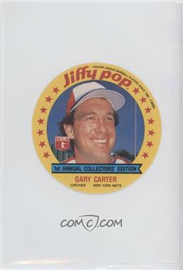 1986 Jiffy Pop Collector's Edition Discs - [Base] #19 - Gary Carter [Good to VG‑EX]