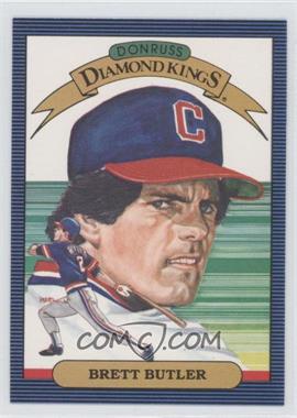 1986 Leaf Canadian - [Base] #12 - Diamond Kings - Brett Butler