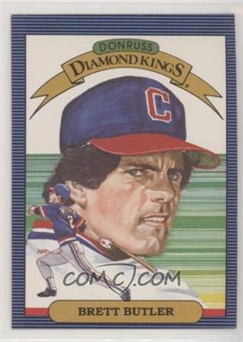 1986 Leaf Canadian - [Base] #12 - Diamond Kings - Brett Butler
