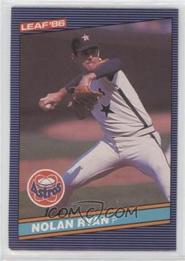 1986 Leaf Canadian - [Base] #132 - Nolan Ryan