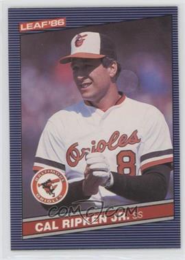 1986 Leaf Canadian - [Base] #142 - Cal Ripken Jr.