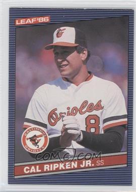 1986 Leaf Canadian - [Base] #142 - Cal Ripken Jr.