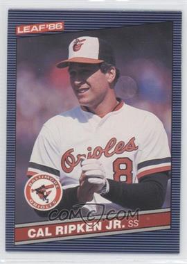 1986 Leaf Canadian - [Base] #142 - Cal Ripken Jr.