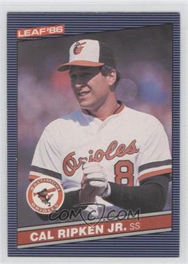 1986 Leaf Canadian - [Base] #142 - Cal Ripken Jr.