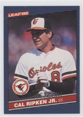 1986 Leaf Canadian - [Base] #142 - Cal Ripken Jr.