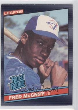 1986 Leaf Canadian - [Base] #28 - Rated Rookies - Fred McGriff