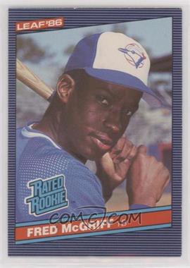 1986 Leaf Canadian - [Base] #28 - Rated Rookies - Fred McGriff