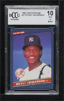 Rickey Henderson [BCCG 10 Mint or Better]