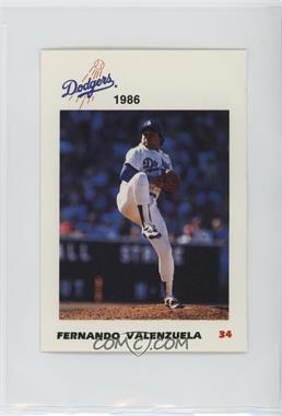 1986 Los Angeles Dodgers Police - [Base] #_FEVA - Fernando Valenzuela