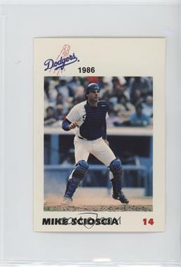 1986 Los Angeles Dodgers Police - [Base] #_MISC - Mike Scioscia