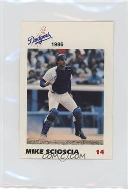 1986 Los Angeles Dodgers Police - [Base] #_MISC - Mike Scioscia