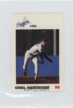 1986 Los Angeles Dodgers Police - [Base] #_ORHE - Orel Hershiser